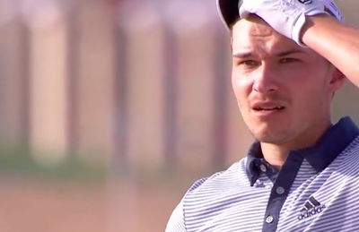 Rasmus Hojgaard hits LUCKIEST SHOT OF THE YEAR at Ras al Khaimah Championship