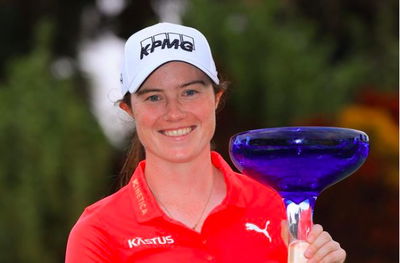 LPGA Tour star Leona Maguire receives CONGRATULATIONS from Irish president