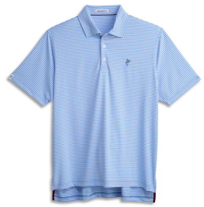 STRETCH TECH STRIPED POLO