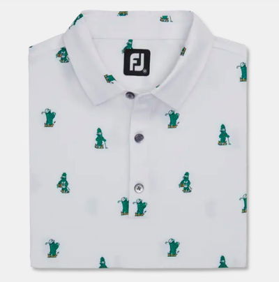 Cactus Print Lisle Self Collar