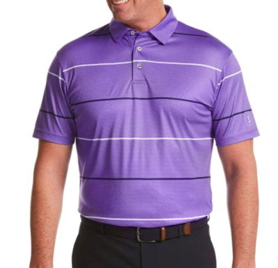 Men's Horizontal Stripe Polo