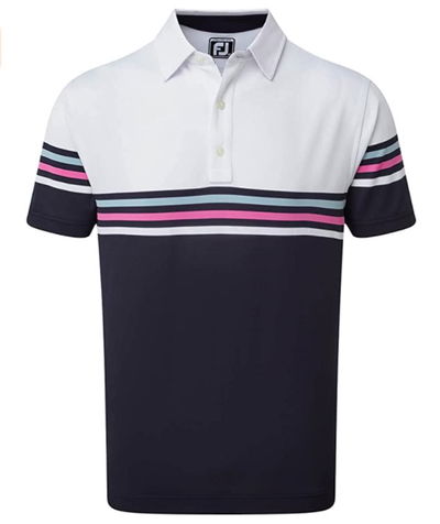 FootJoy Men's Stretch Pique Colour Block Polo