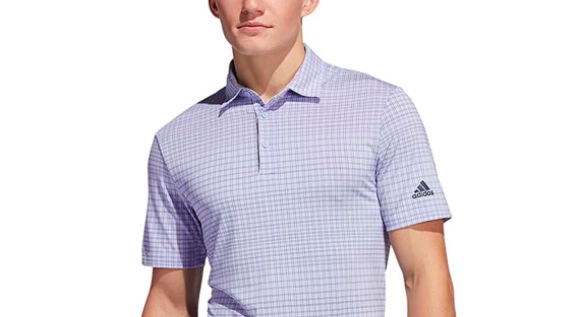 adidas Golf Mens Ultimate365 Allover Print Breathable Polo Shirt