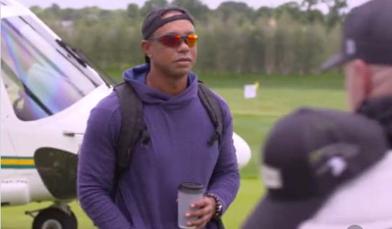 Tiger Woods arrives at Adare Manor for JP McManus Pro-Am