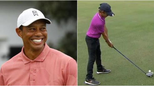 Tiger Woods RESPONDS after being asked whether he will play in PNC with Charlie