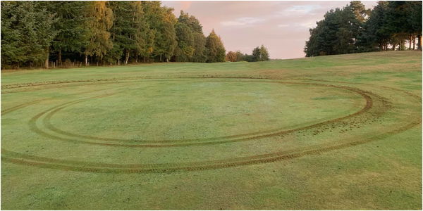 'Absolute morons': Vandals DESTROY fairways at popular golf course in Scotland