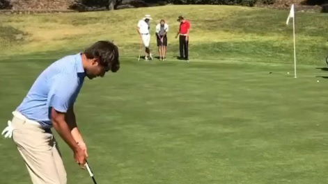 WATCH: Is this one of the most INCREDIBLE putts you have ever seen drop?!