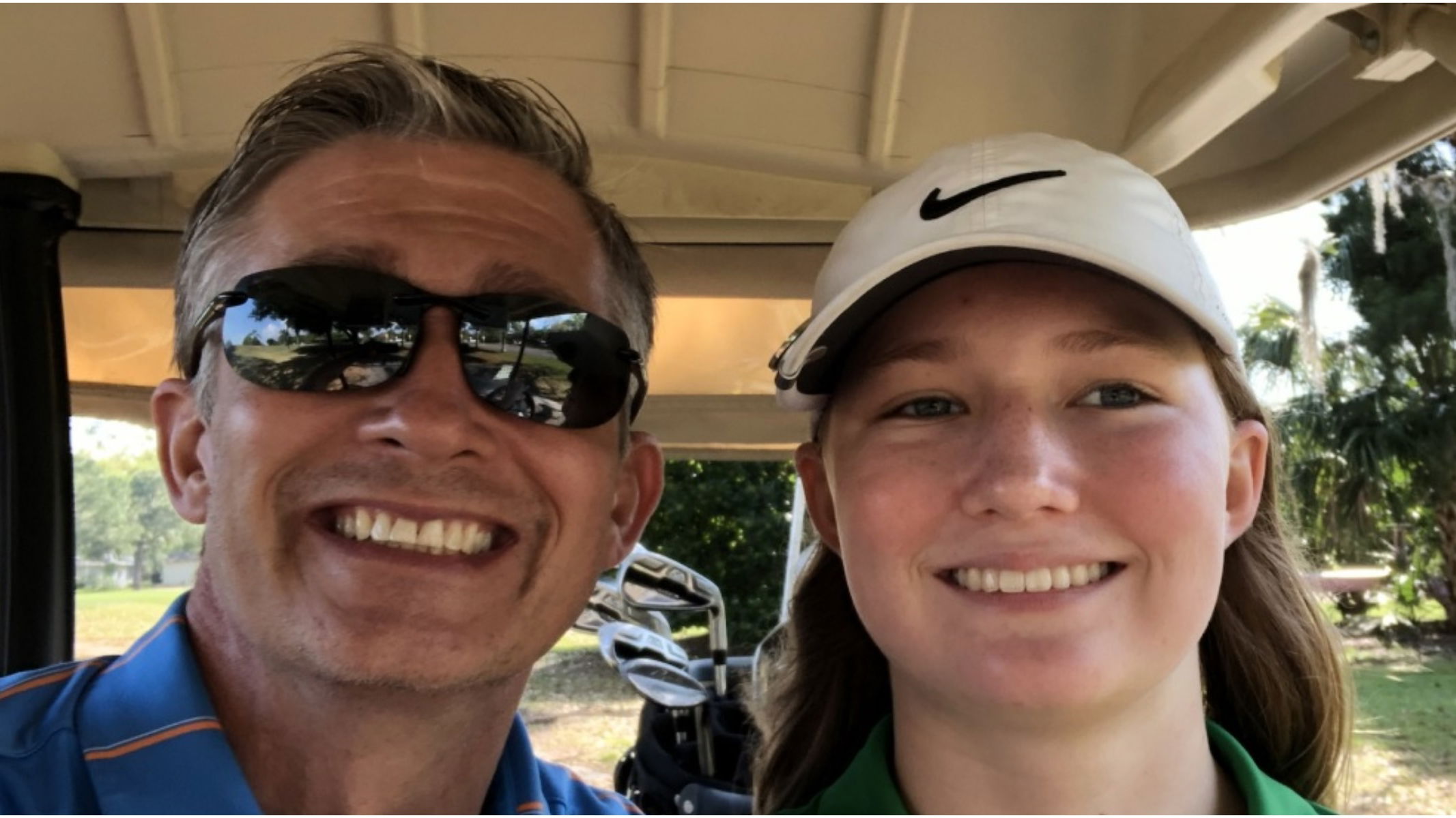 Teenager SAVES her father's life by performing emergency CPR on the golf course