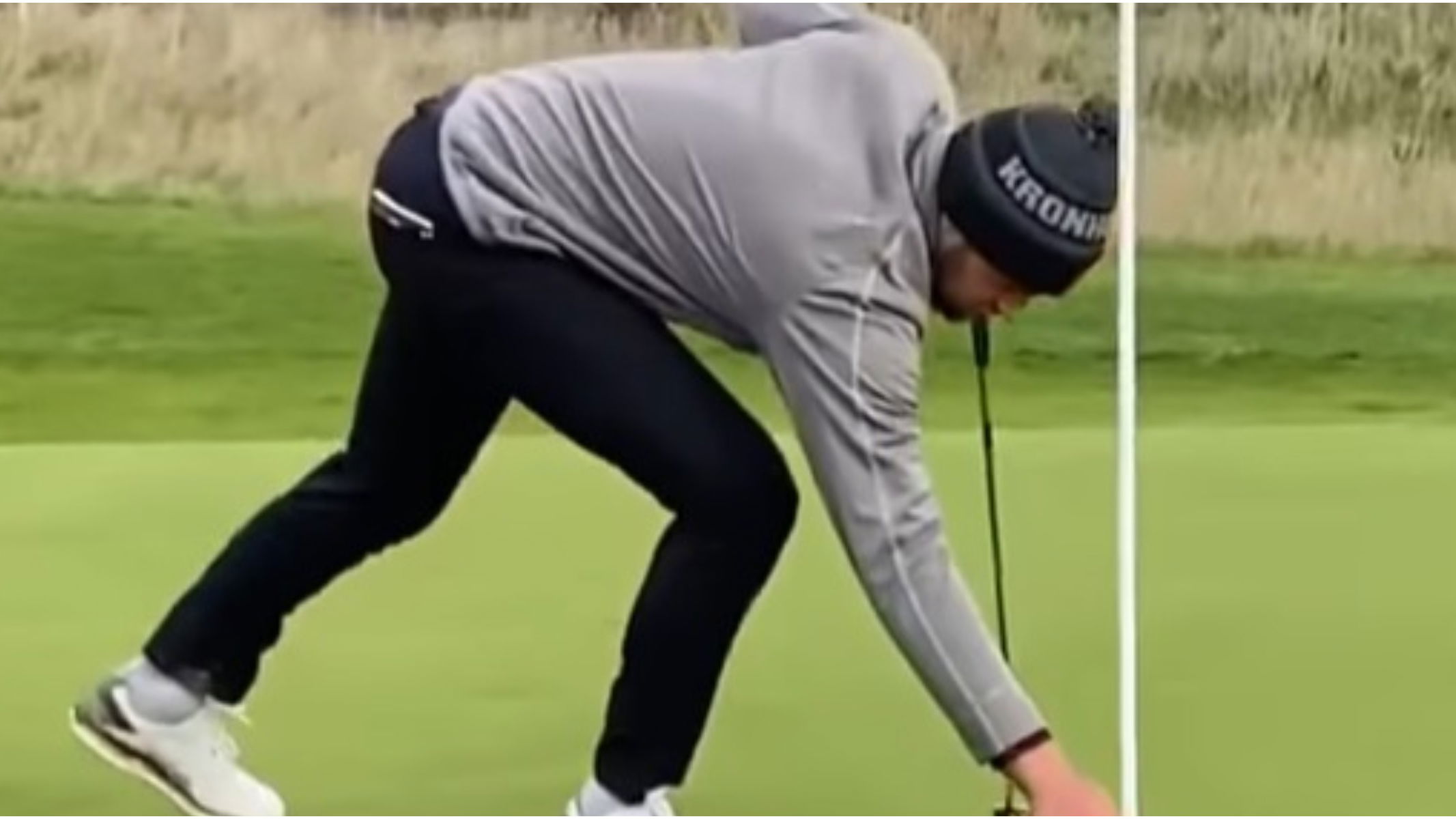 Pro golfer makes an ALBATROSS to get into playoff, then takes down the win
