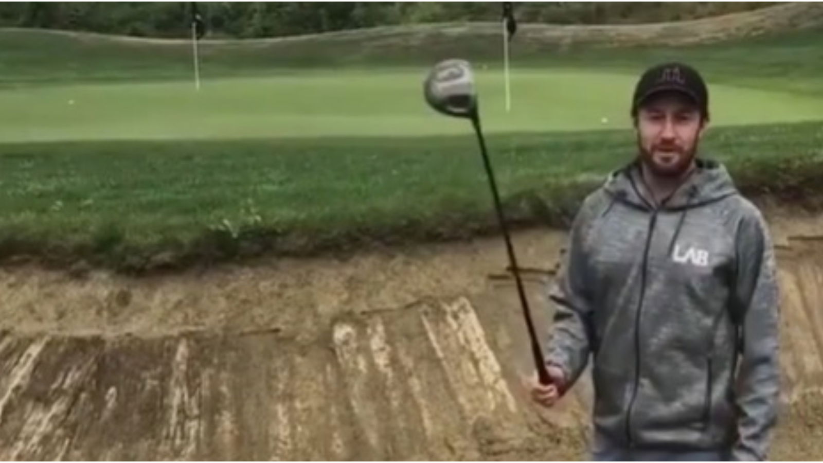 Golf rules: Can you use the back of your driver to chunk it out of the bunker?