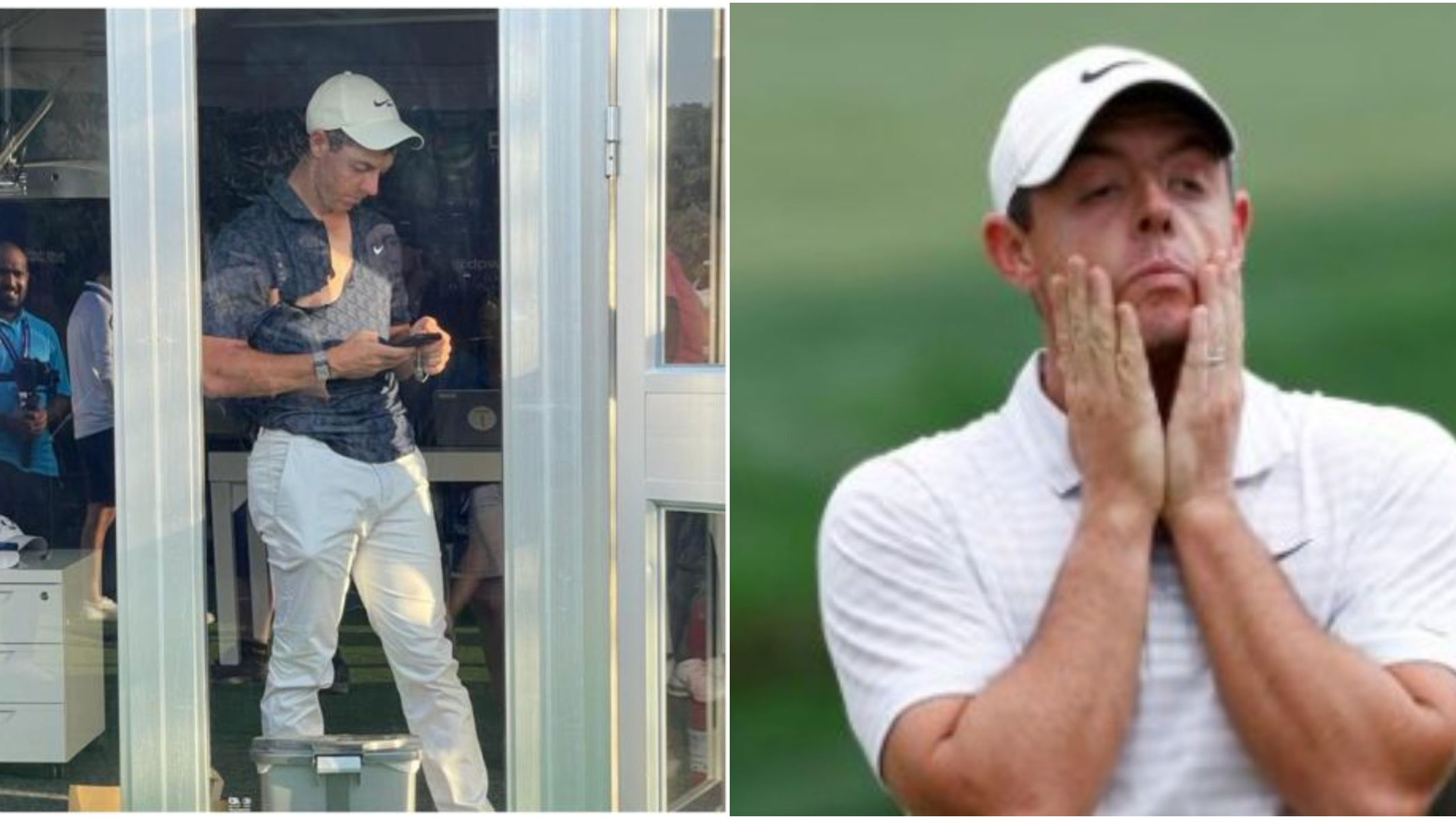 Rory McIlroy on outburst of anger: "I mean, this F***ING ripped shirt, Jesus"