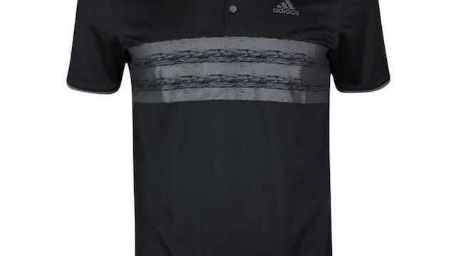 ADIDAS GOLF SHIRT - CORE THREE STRIPES