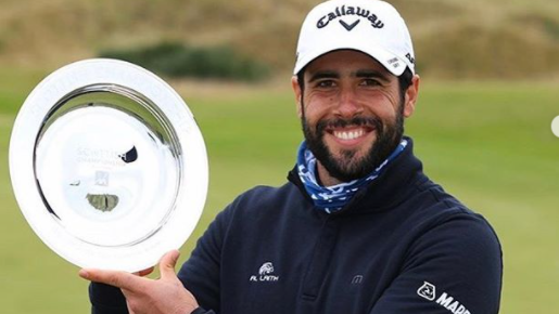 Everyone will try Adrian Otaegui's bizarre putting routine after Scottish win