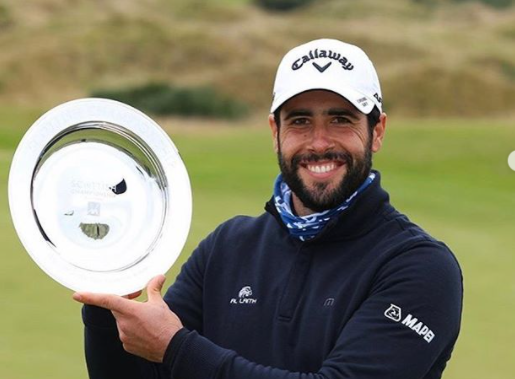 Everyone will try Adrian Otaegui's bizarre putting routine after Scottish win