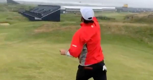 WATCH: Benitez holes out with HAND WEDGE at The Open 