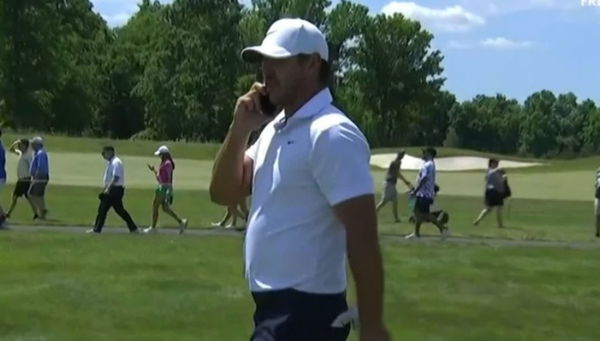 Brooks Koepka phones up for new driver during first round of LIV Golf Washington