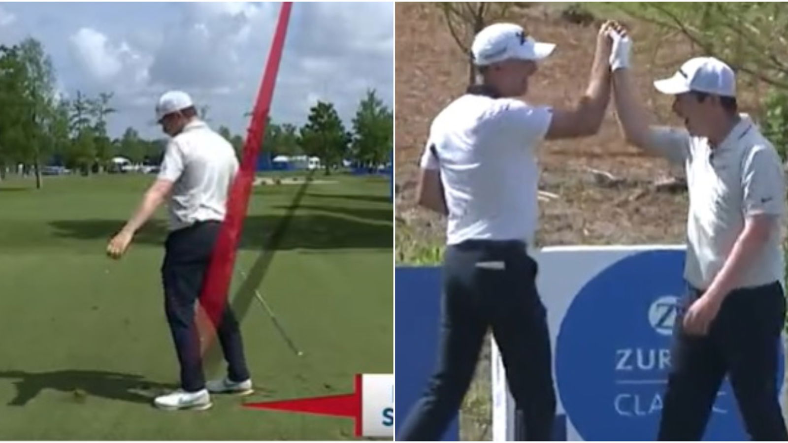 PGA Tour pro absolutely hates shot...but actually gets a hole-in-one!