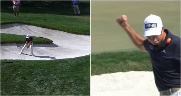 Norwegian commentators go absolutely BONKERS over Viktor Hovland eagle