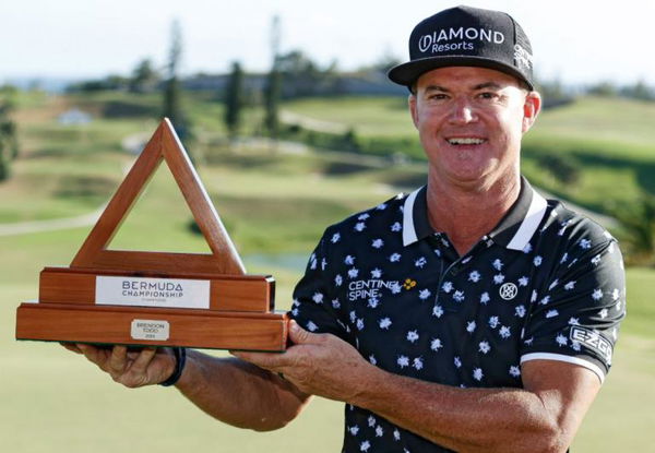 Bermuda Championship 2020 winner Brian Gay bumped off flight due to heavy plane