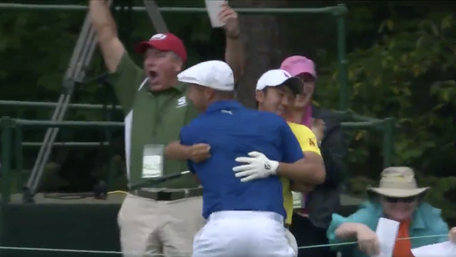 WATCH: Bryson DeChambeau makes first career ace, Justin Thomas follows