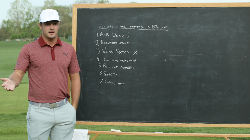Bryson DeChambeau routine