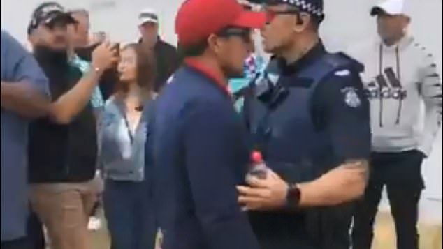 Patrick Reed's caddie BANNED from the Presidents Cup after "shoving" golf fan