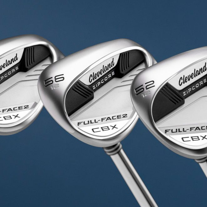 NEW: Cleveland Golf CBX Full Face 2 Wedges with largest CBX face ever