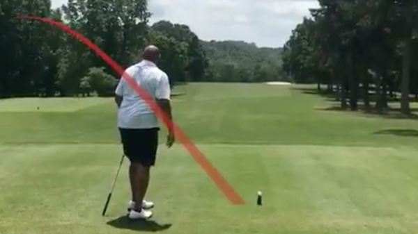 WATCH: Charles Barkley SHANKS number of shots at Black Masters