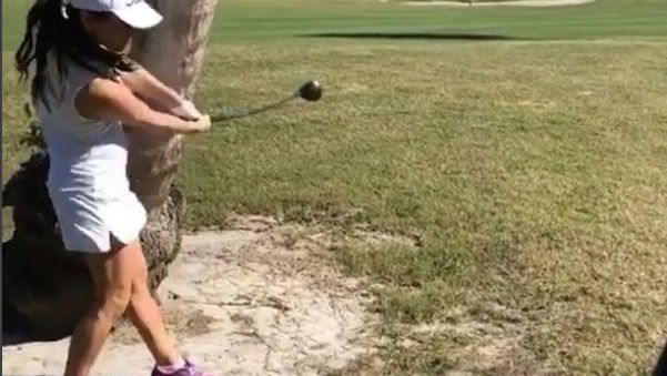 is this the most satisfying golf club snap of all time