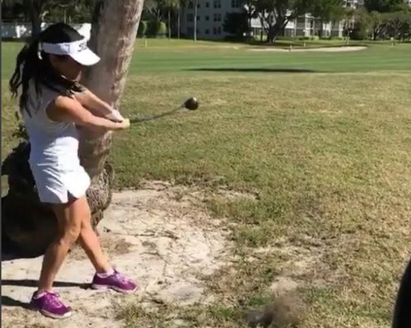 is this the most satisfying golf club snap of all time
