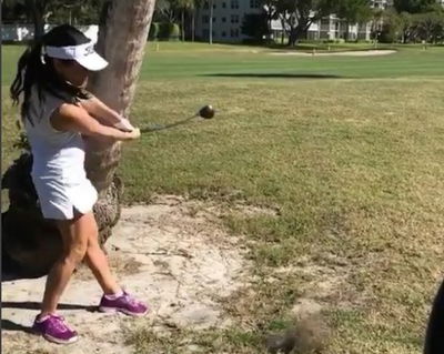 is this the most satisfying golf club snap of all time