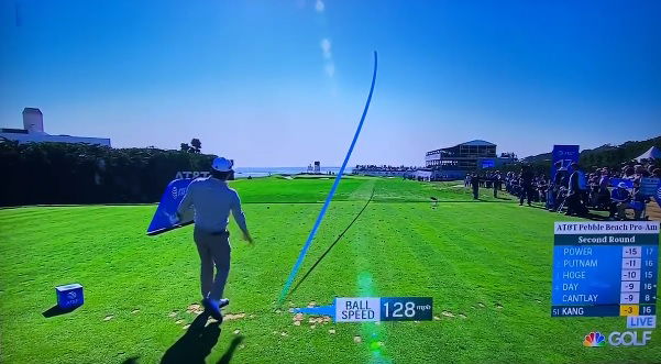 Canelo Alvarez comes 11 inches short of electric ace at Pebble Beach