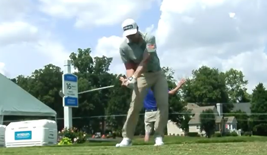 WATCH: 3-year-old phenom shows up PGA Tour winner!