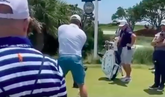 Bryson DeChambeau CONFRONTS golf fan after being called 'Brooksy'