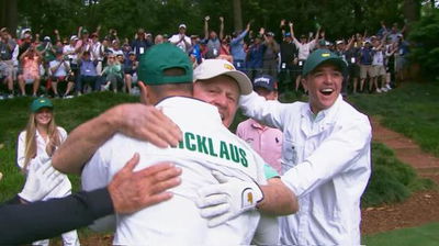 Masters: Jack Nicklaus' grandson makes ace, Tom Watson wins Par 3 Contest