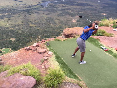 Could you birdie this 395-yard & 400 metre high par-3?