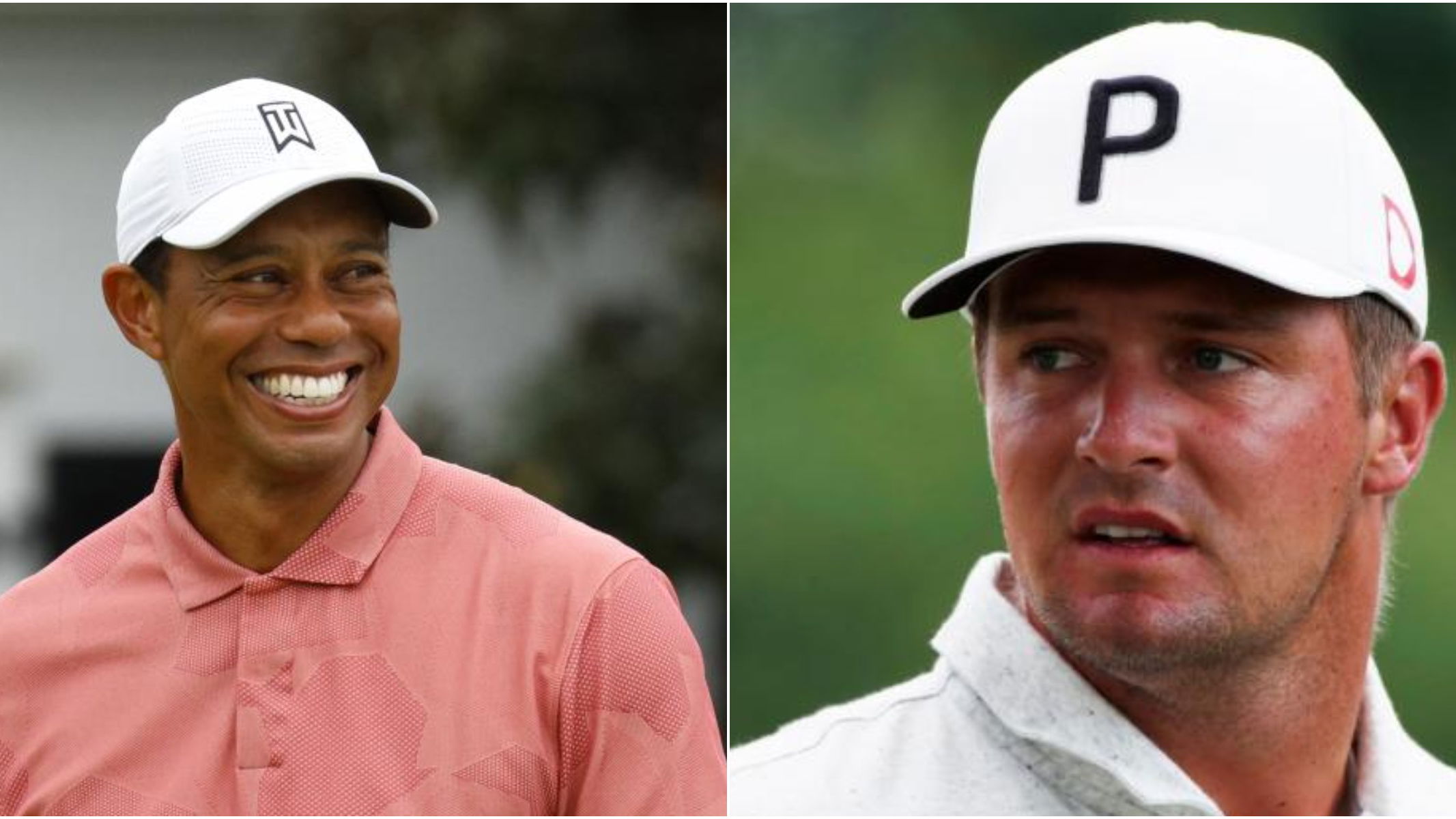 Tiger Woods & Bryson DeChambeau play CATCH on the range at Hero World Challenge