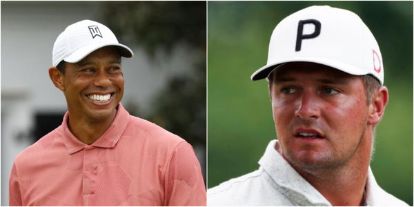 Tiger Woods & Bryson DeChambeau play CATCH on the range at Hero World Challenge