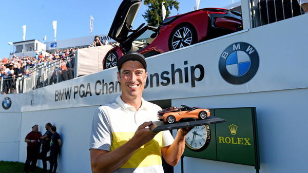 WATCH: Ross Fisher makes albatross at BMW PGA, wins car worth £132,000