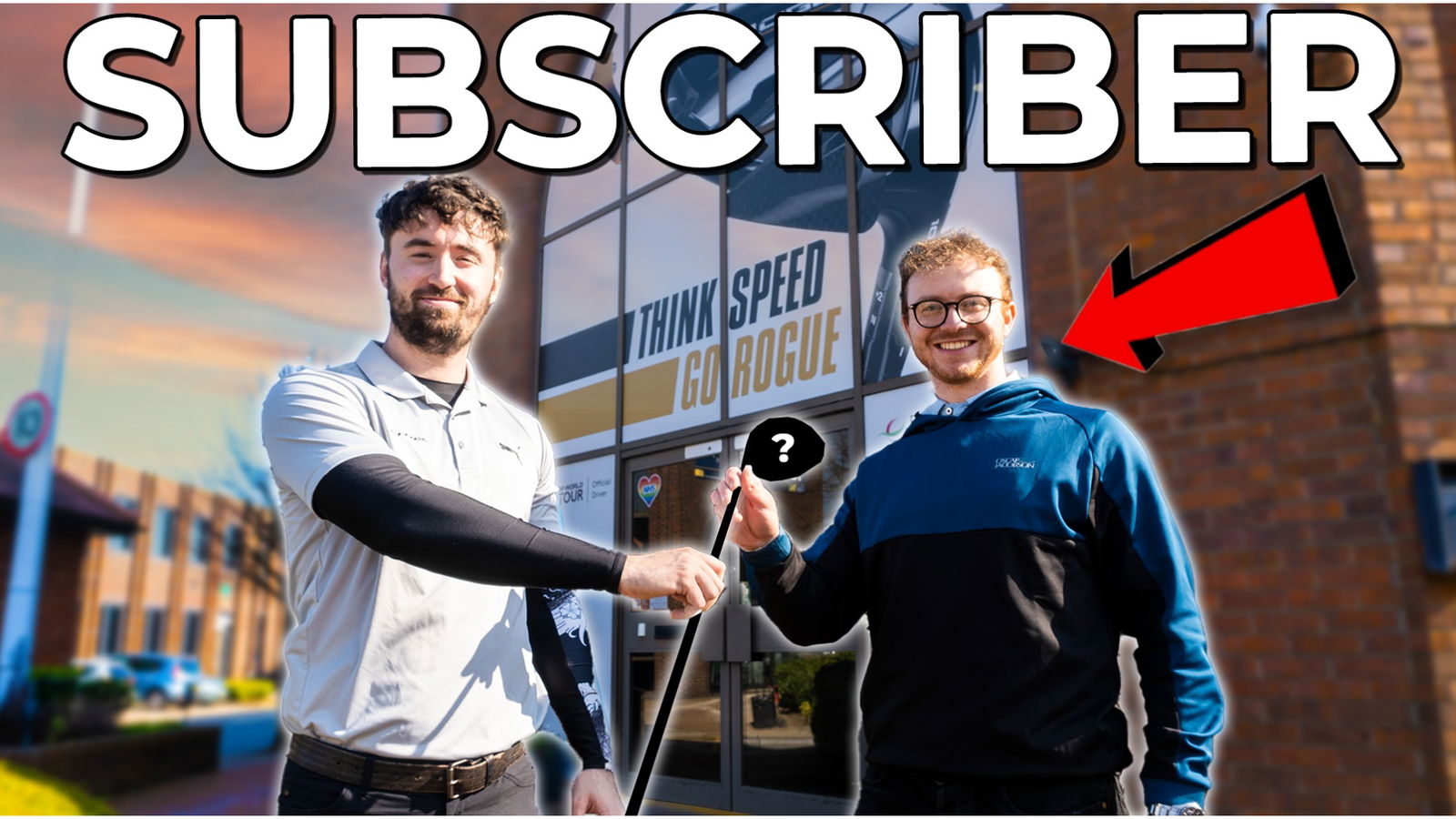 We gave one of our YouTube subscribers a custom fit Callaway Rogue ST driver