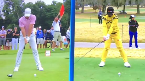 WATCH: Rory McIlroy's golf swing is very similar to LPGA pro Yuka Saso!