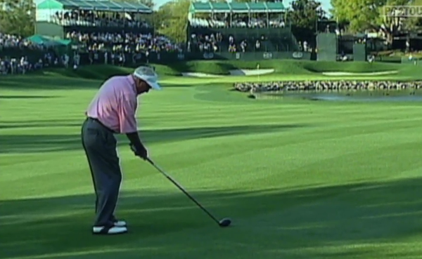 WATCH: The epic Arnold Palmer DRIVER OFF DECK we'll never forget...