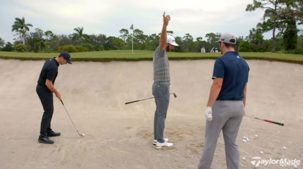 Rory McIlroy, Dustin Johnson, Jon Rahm talk how to hit bunker shots