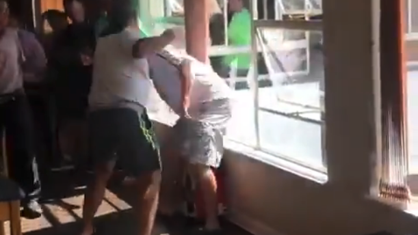 WATCH: Golf fight breaks out in bar after winner is called a CHEAT!