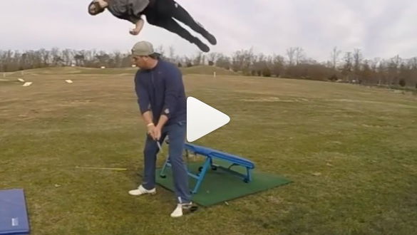 the golf trick shot artist social media is going mad for in 2018