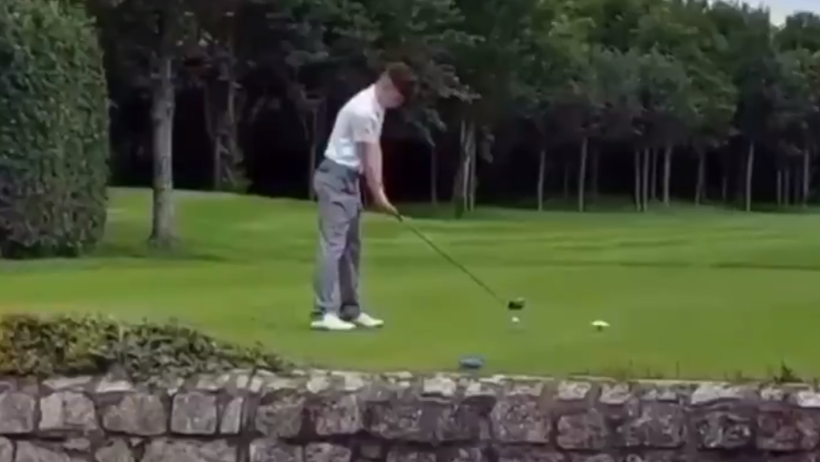 Golfer hits the WORST first tee shot you will ever see...