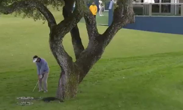 WATCH: Gonzalo Fernandez-Castano with golf's up-and-down of the year!