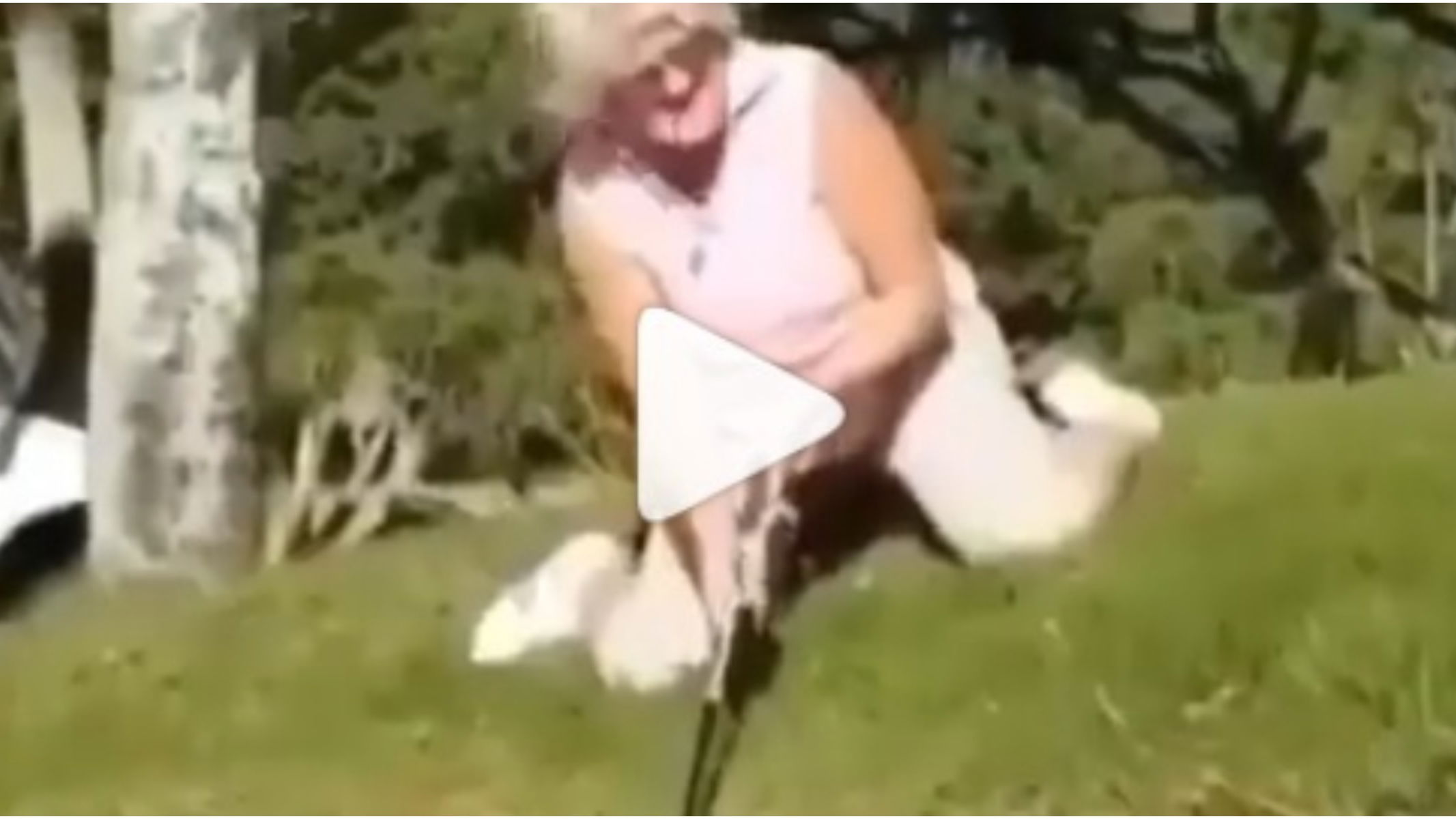 WATCH: Why this grandma faced with awful bunker stance REGRETS playing the shot