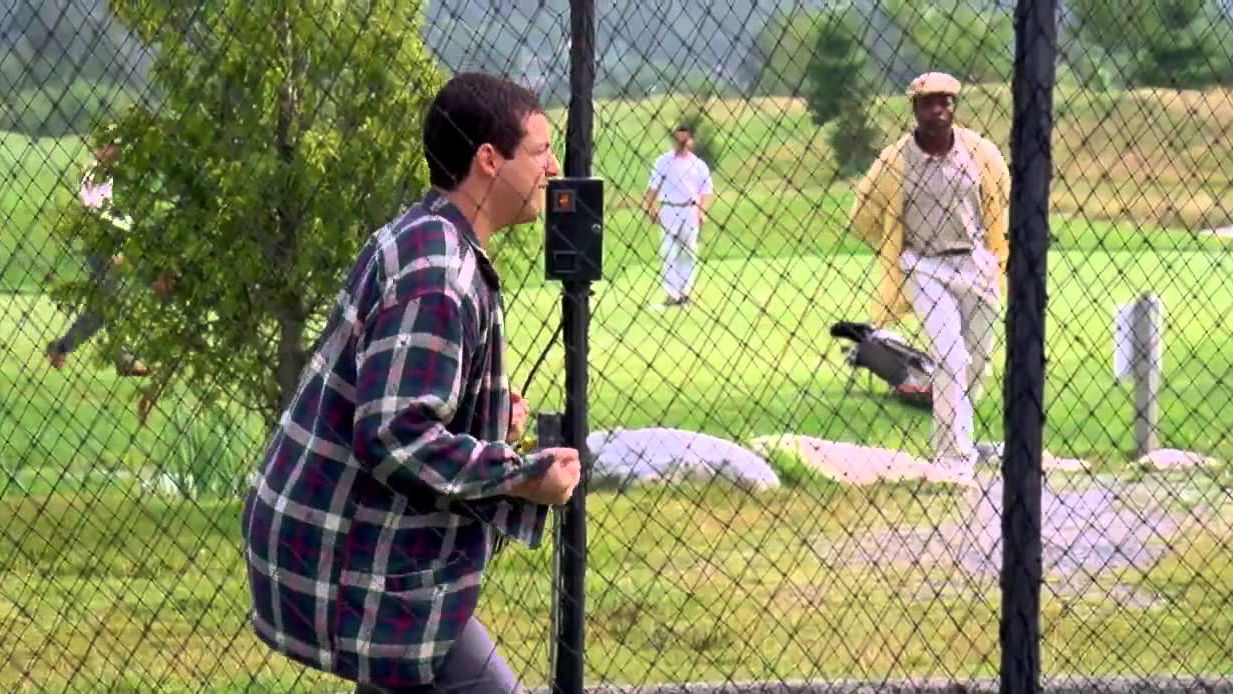 WATCH: Man recreates Happy Gilmore batting cage scene 