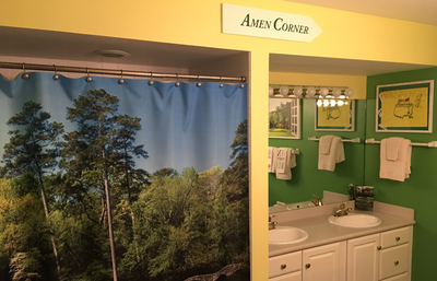 Golf fan shares his Masters bathroom, and social media loves it!